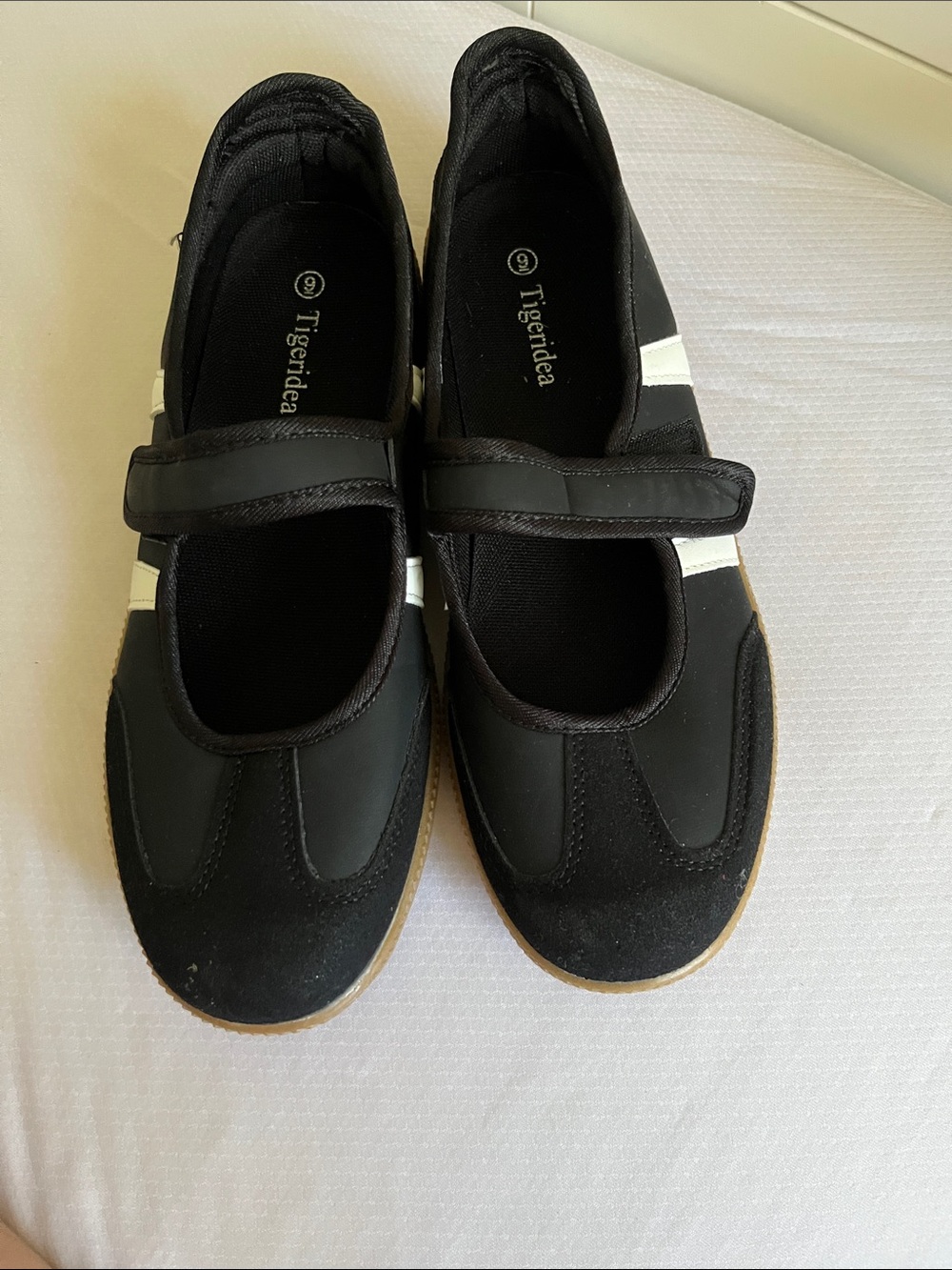 Black and White  Mary Jane Sneakers